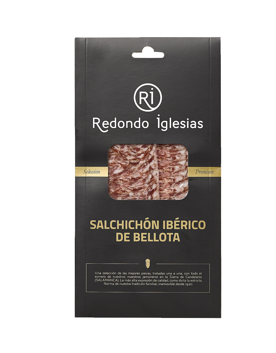 743500 PRESTIGIO 100 g Salchichón Ibérico BELLOTA (Foto2019-60)